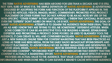 Blog Native Advertising