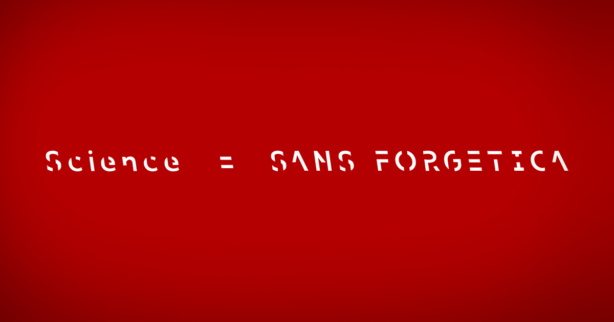 Blog Sans Forgetica