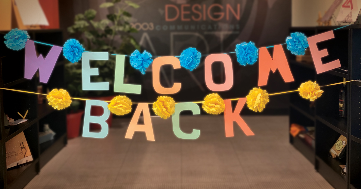 Blog Welcome Back