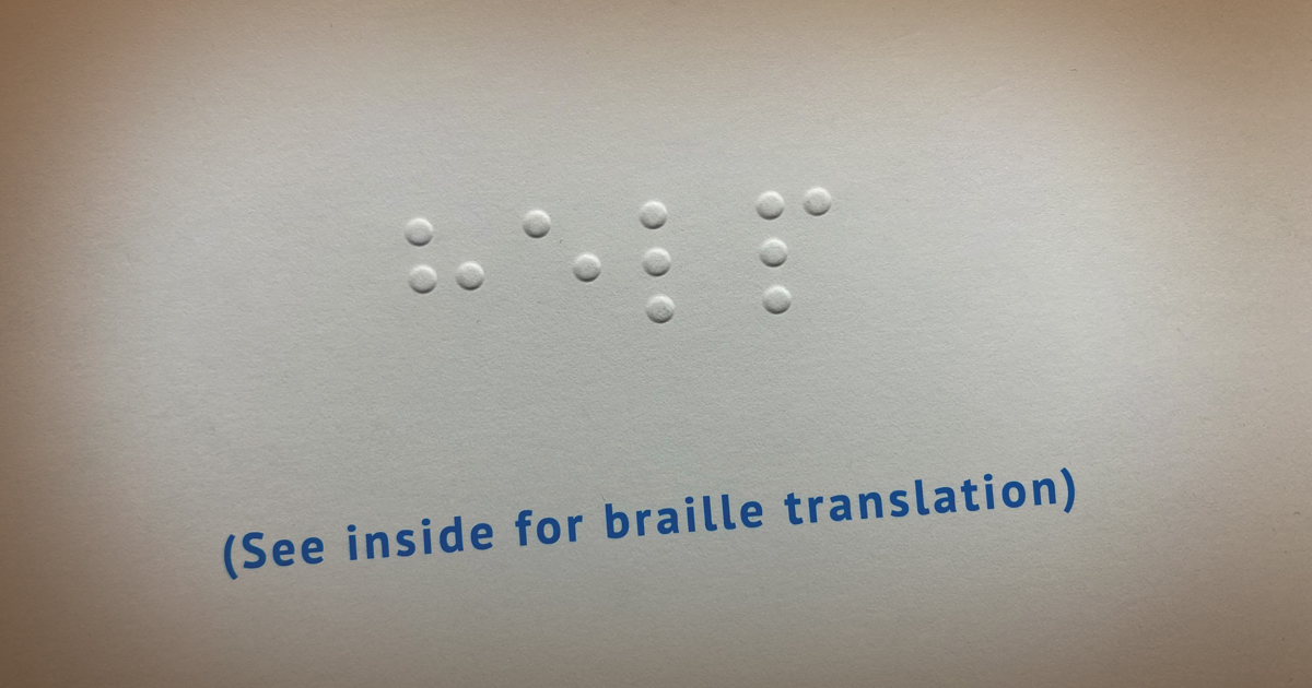 Blog Braille